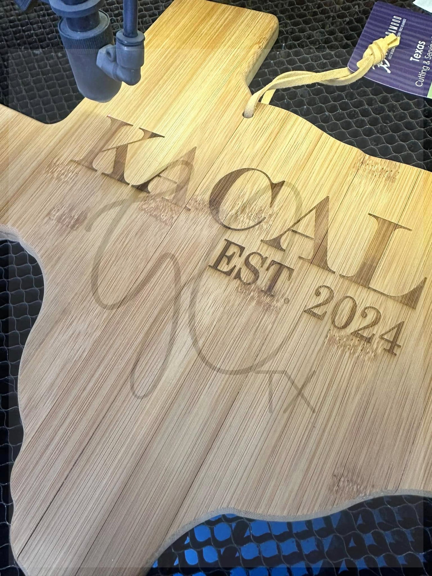 Texas Shaped Cutting Board