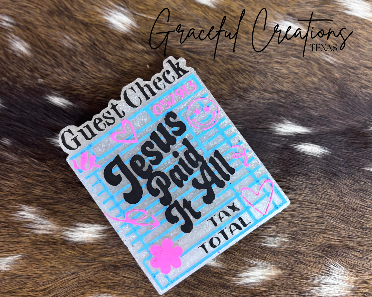 Jesus Paid It All Freshie