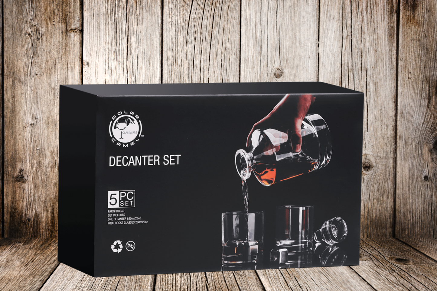 Decanter and Whiskey Glass Set