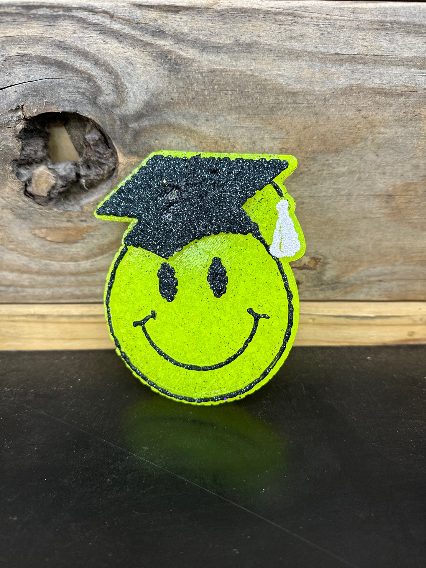 Senior Cap Smiley Face Freshie