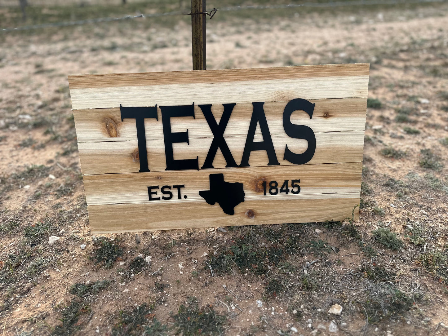 Texas Est Sign