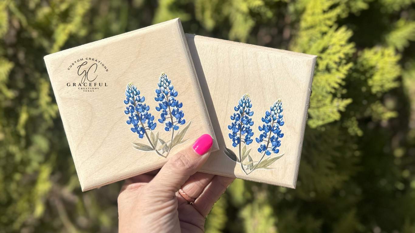 Blue bonnet Coasters