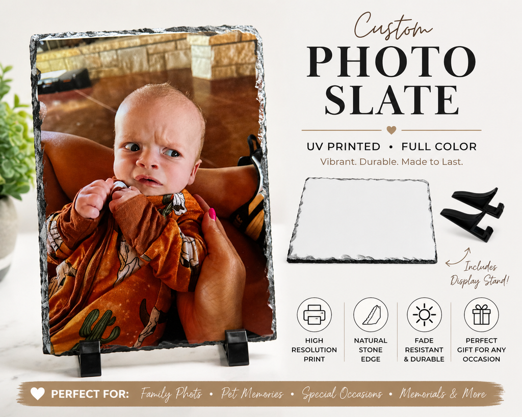 Printed Slate Photo