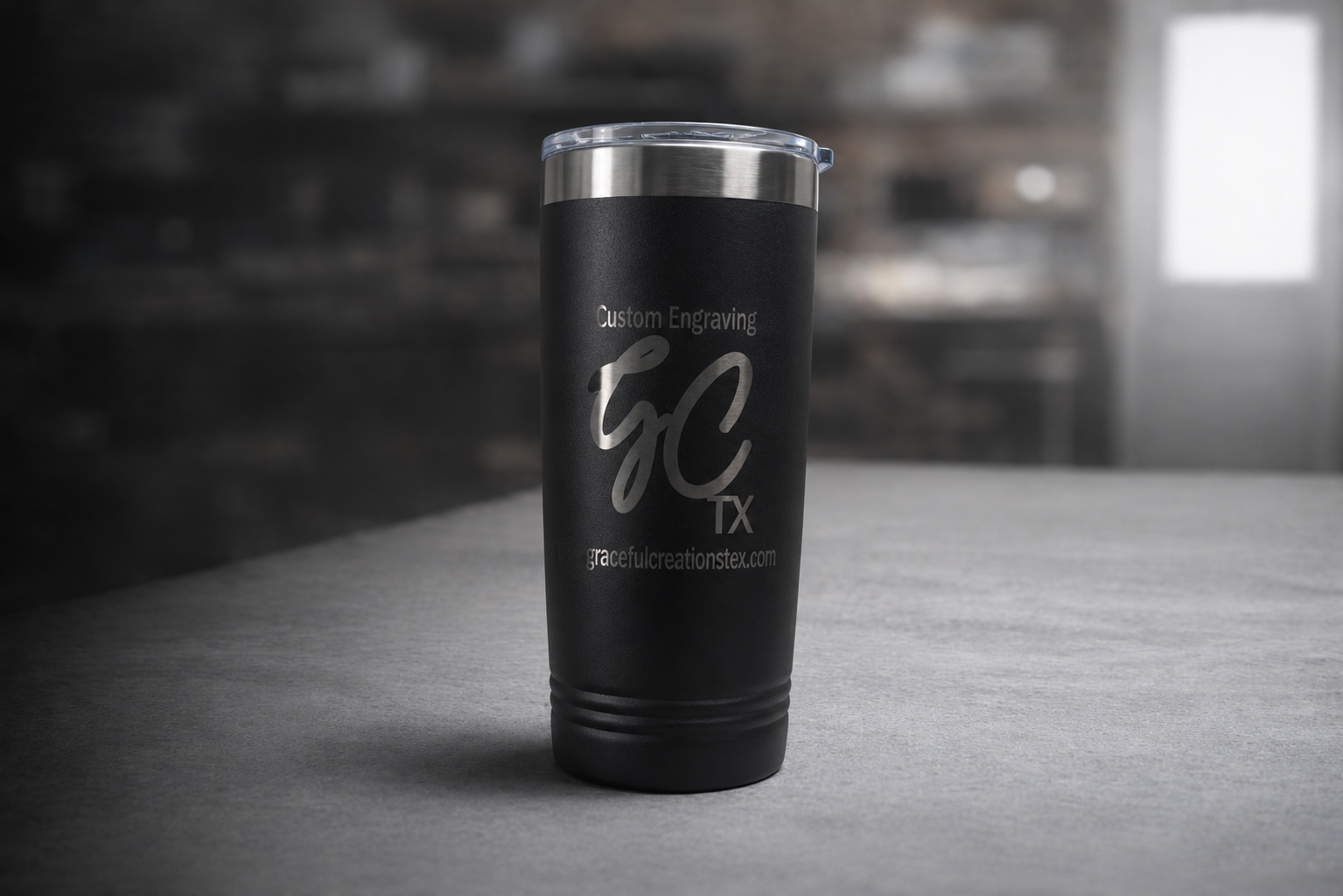 Ghost Black Tumbler