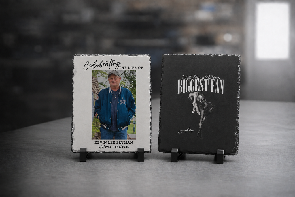 Printed Slate Photo