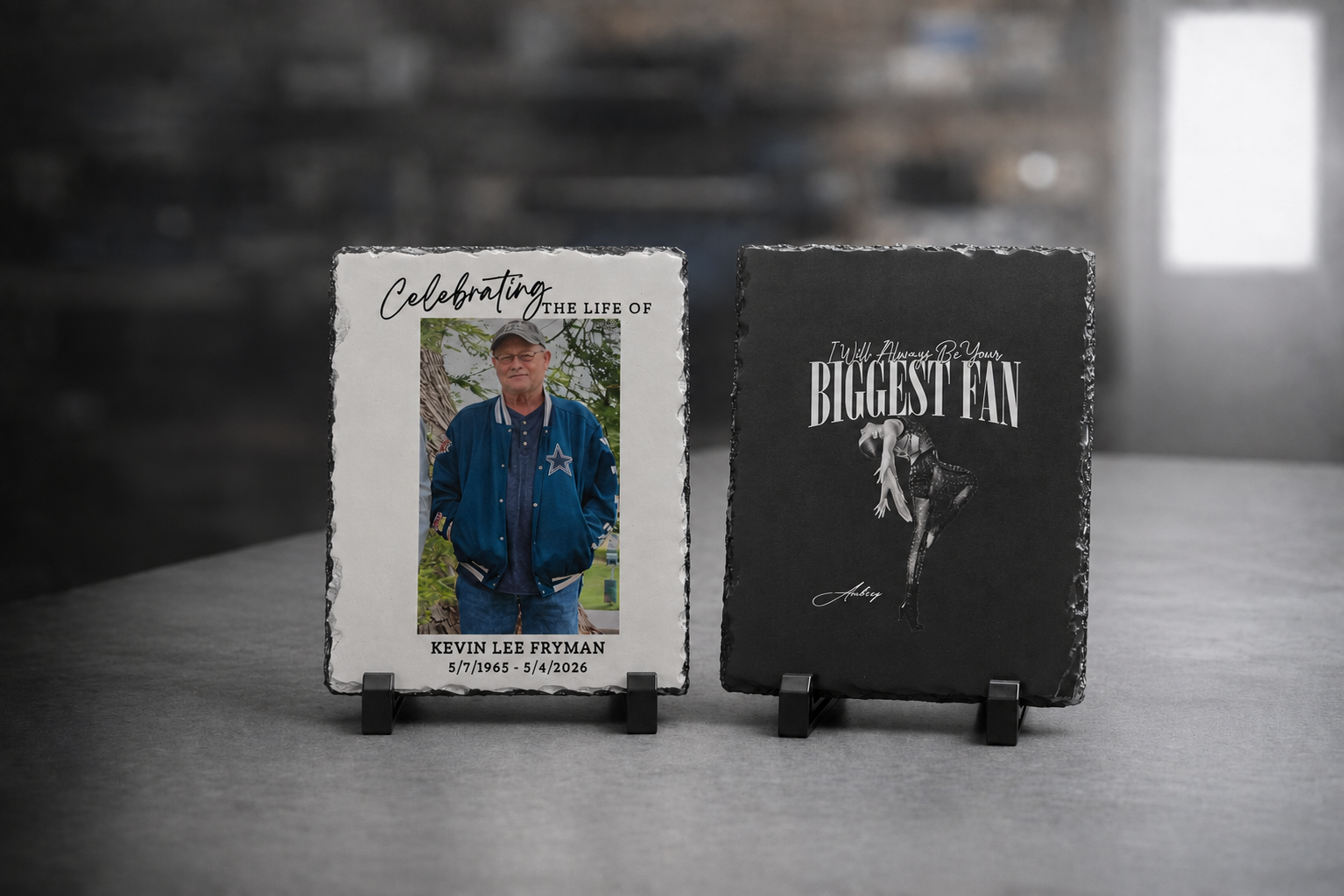 Printed Slate Photo