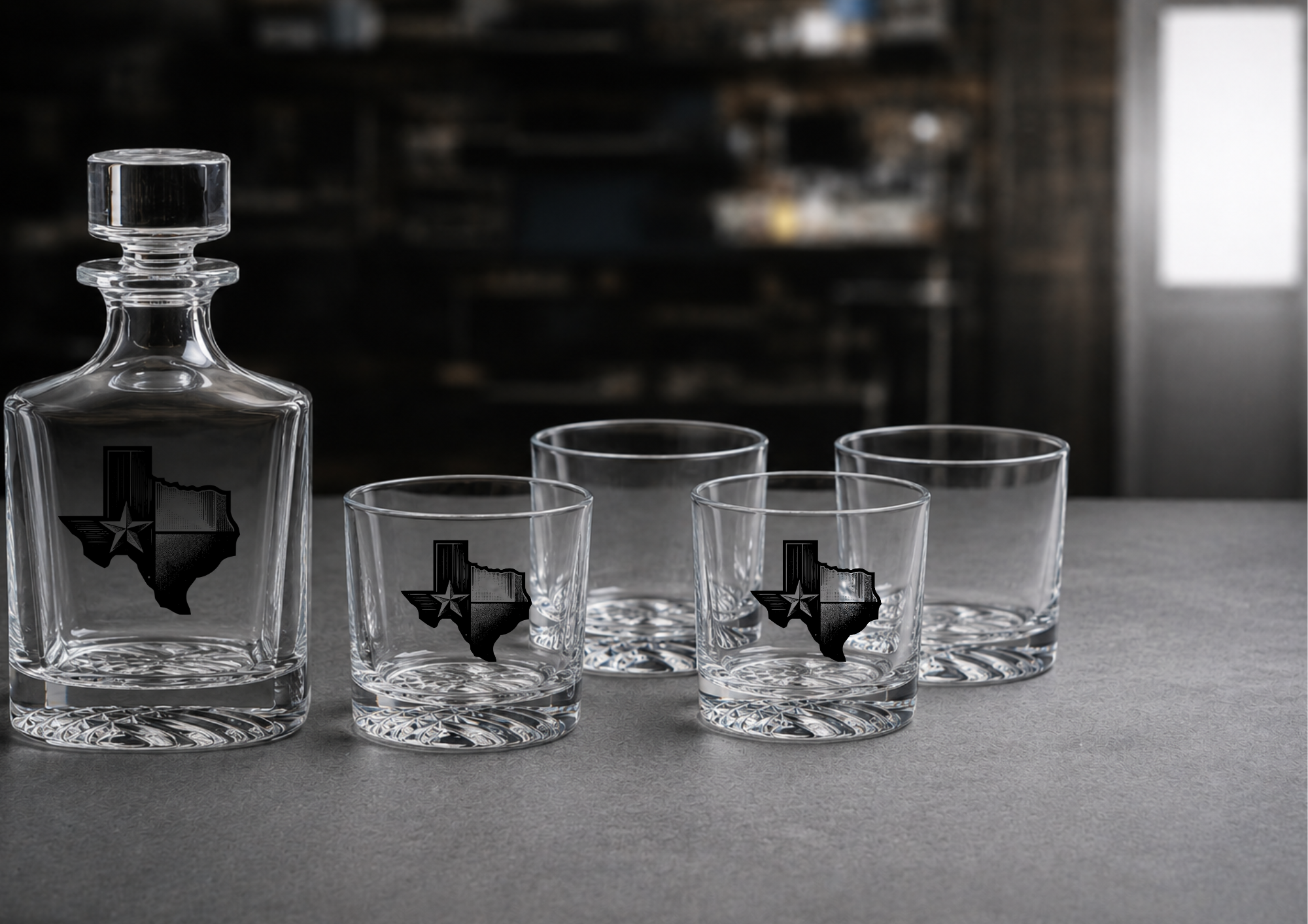 Custom Decanter Set