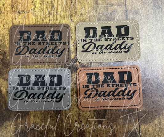 Daddy in the sheets Patches