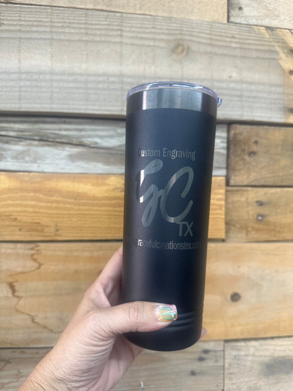 Ghost Black Tumbler