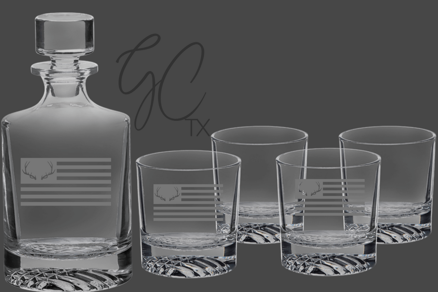 Company Logo Decanter Set
