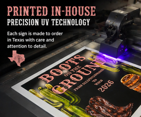 UV Printed Sign